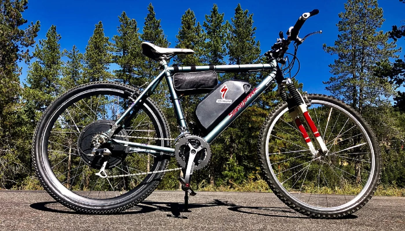 Stump Jumper mountain bike eBike conversion