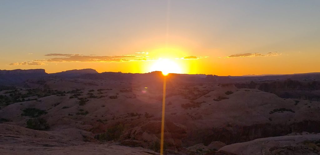Sunset over Moab